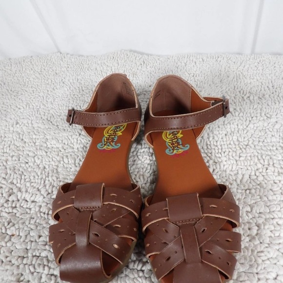 Rachel Shoes Girl Sandals Brown Size 2 - Picture 6 of 8